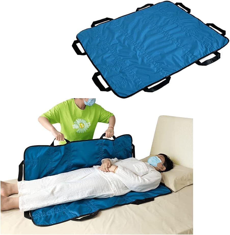 Almohadilla de posicionamiento para cama con asas reforzadas color Azul US NEW