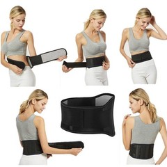 Adjustable Lumbar Support Lower Waist Back Belt Brace Pain Relief For Men Women