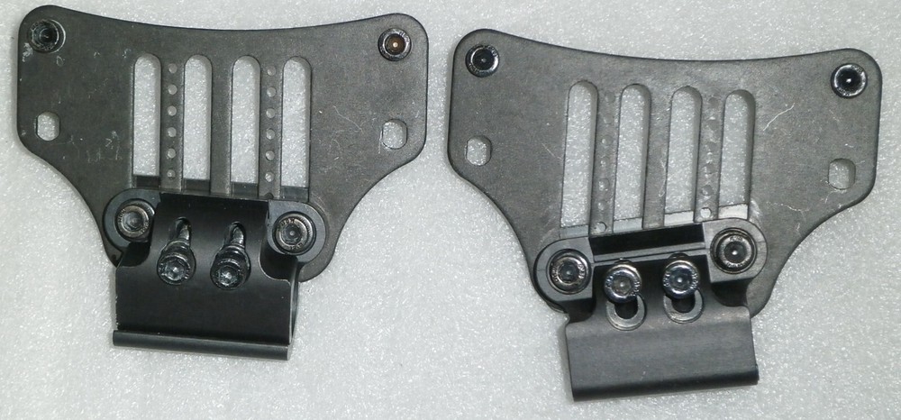 SET OF 2 WHEELCHAIR BACK SUPPORT BRACKET GOOD AS PICTURE