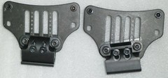 SET OF 2 WHEELCHAIR BACK SUPPORT BRACKET GOOD AS PICTURE