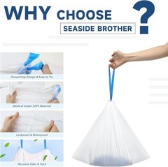 Commode Liners Disposable Waste Bags Fits All Standard Bedside Portable To