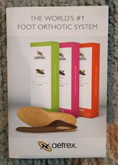 Aetrex Men’s L700 Speed Lynco Orthotics Medium/High Arch Support Size 8
