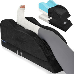 Adjustable Leg Elevation Pillows for after Surgery with Ergonomic Curve, Cooling
