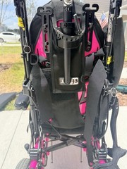 Quickie Zippie TS Folding Wheelchair Kids Pink Upgraded Jay Zip Cushion J3 Back