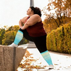 1/3/5 Pairs Plus Size Compression Socks, Unisex Quick-Dry Non-Slip for Men Women