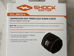 Shock Doctor Level 2 Elbow Compression Kit Tennis Golf Elbow Sleeve New XL