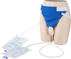 1PC Men Wearable Urinal Bag Silicone Urine Catheter Portable External Collector