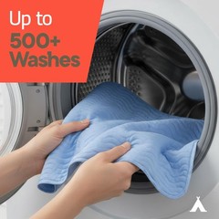 Washable Underpads Extra Large 34″x52″ (Pack of 5) – Reusable Waterproof Bed …