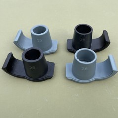 4Pcs Walker Glide Skis Universal Replacement Feet Rubber Tips Cap Folding Walker