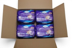 TENA Sensitive Care Overnight Incontinence Underwear for Women XL – 56 Count