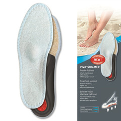 Pedag Summer 196 comfort insole, natural cotton terry fibers dry sweaty feet