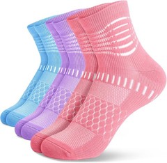 Breathable Ankle Compression Socks | Relief for Plantar Fasciitis & Performance