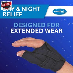 Comfort Cool CMC Thumb Brace – Beige, Left Hand, Large Plus | NC79590 | Breathab