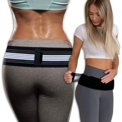 Sciatica Women Men Waist Bands Compression Support Lumbar Hip Belt Back Massager