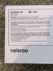Nebroo PRO 3. Rechargeable Hearing Aids w/ Case USB Cable