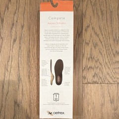 Aetrex Compete L400 Orthotic Insoles Full Length Anti-Microbial Women US 12