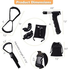 3pcs Mobility Independence Kit: Portable Standing Aid,Car Grab Handle Auto Ca…