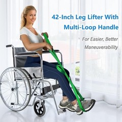 Multi Loop Handle Leg Lifter 42 Inch Durable Strap Recovery Aid Hip Surgery New