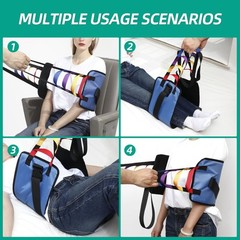 Sit to Stand Lift Sling with Torso Belt (72″x9.8″), Patient Transfer Aid for …