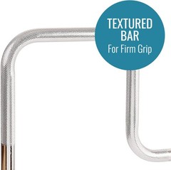 Chrome Plated Adjustable Grab Bars Bathtub & Showers Seniors Rust-Resistant