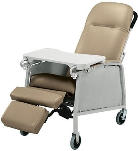 NEW Lumex 574G Three 3 Position Recliner Geri Chair Taupe