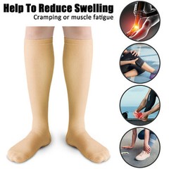 (3 Pairs) Diabetic Compression Socks 15-20mmHg Graduated Mens Womens S-XL