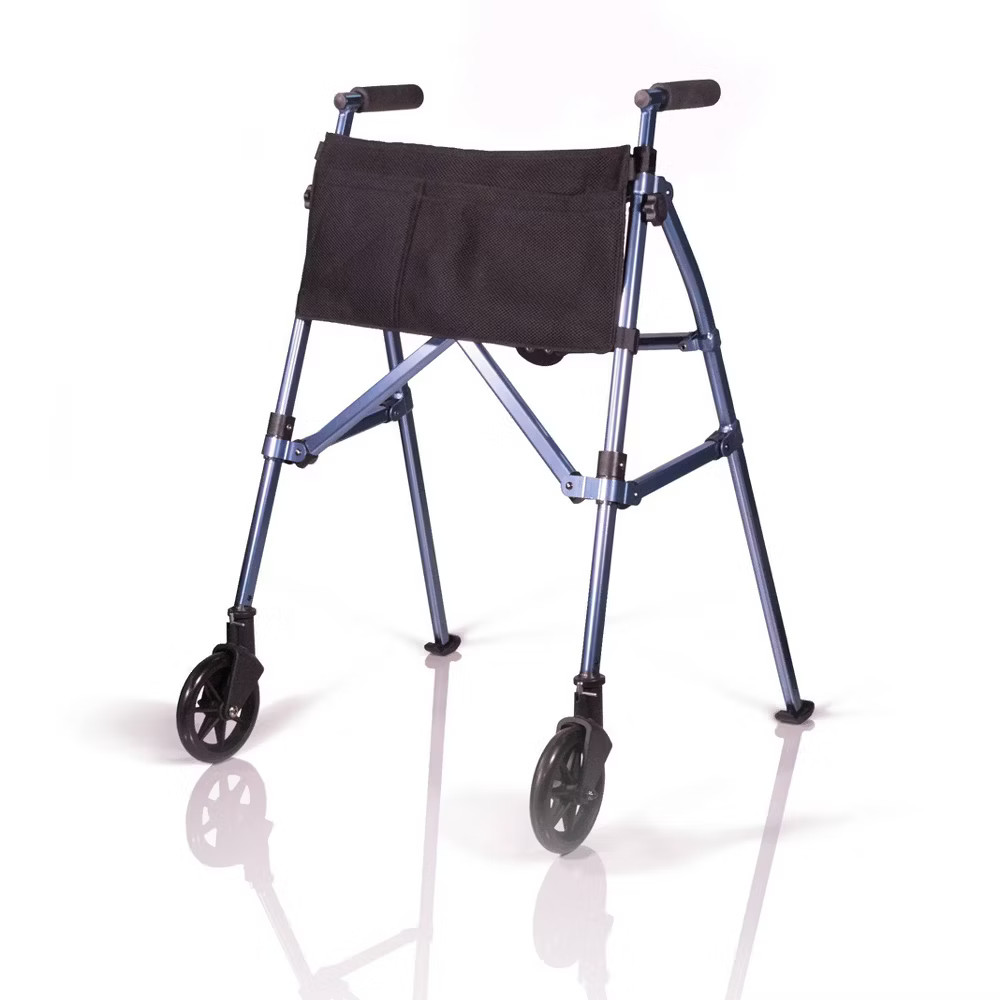 Stander EZ Fold and Go Walker – Cobalt Blue