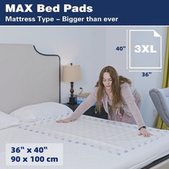 150 Gram Heavy Duty Chucks 40″x36″ Disposable Tear Resistant Adult Incontinen