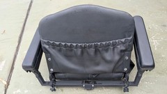 Pride Maxima seat, 500 lbs, has damage see photos, wood bottom in good condition