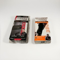 Copper Fit Knee And Back Support LOT Headache Relief Cap HUGE LOT NEW IN BOX