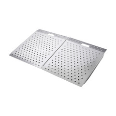 29.5×24.3 in Aluminum Threshold Ramp Non-Slip 750lbs Wheelchair Door