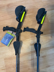 Ergobaum 7G by Ergoactives adult 1 Pair 2 Units of Ergonomic Forearm Crutches