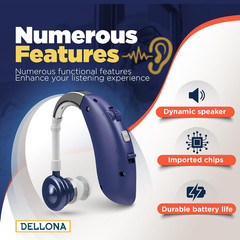 High-Performance Hearing Aids for Seniors, OTC Rechargeable Hearing Aid for Peop