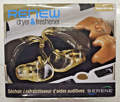 New Serene Innovations DB-100 Compact White ReNew Hearing Aid Dryer & Freshener