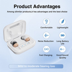 JINGHAO Rechargable Hearing Aids In Ear Sound Hearing Amplifier SHIP FROM US