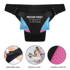 Shoulder Brace for Men and Women, Reusable Ice 31-55 Inch, Rose Red