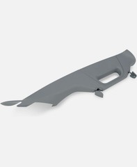 Qagea A-Pillar Grab Handle Interior Trim Passenger Right Side, Gray
