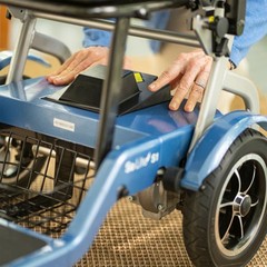 Journey So Lite Folding Power Scooter, Lightweight, 5 mph Max Adjustable Speed