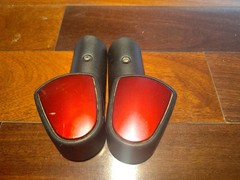 FRONT CASTER CAP COVERS SHROUDS RED PLASTIC JAZZY SELECT 6 POWER WHEELCHAIR PART