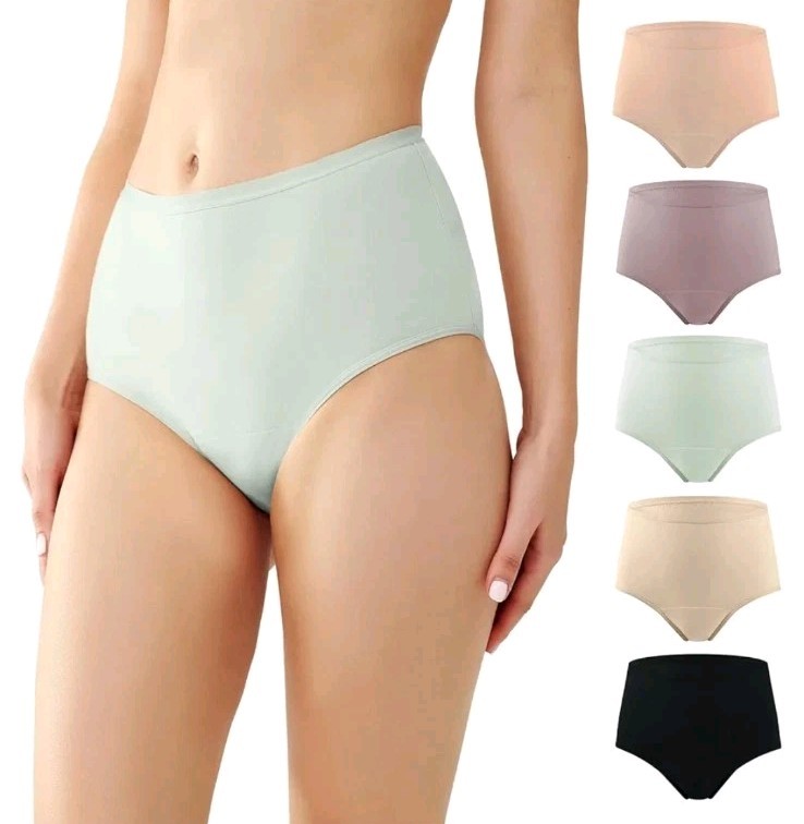 Washable Regular Absorbency Incontinence Underwear for Women (Size S, 5 Pack)