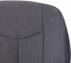 Front Driver Side Bottom Replacement Seat Cover Cloth Dark Gray and Bottom Foam