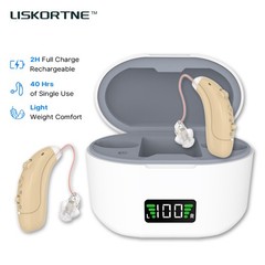 Hearing Aids Digital Rechargeable Hearing Aid for Seniors with Hearing Loss Easy