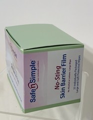 Safe n‘ Simple SNS00807 No Sting Skin Barrier Wipes 1BX/25EA Exp.2027