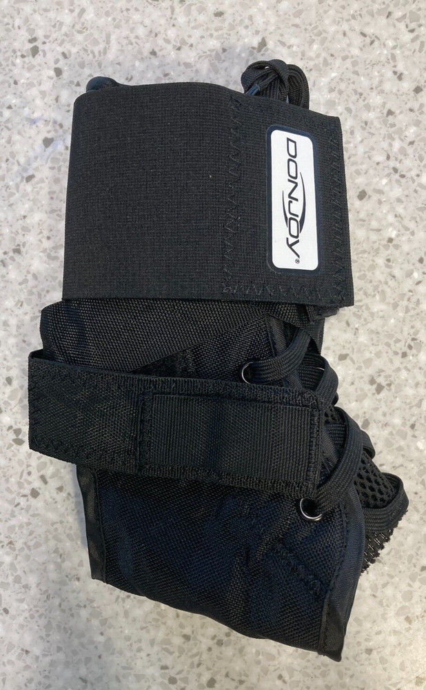 DonJoy DJO Stabilizing PRO Ankle Support Lace-up Brace, Black Extra Small NIB