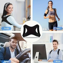 Adjustable Posture Corrector Back Shoulder Support Brace Upper Back Straightener