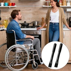 2 Pair Wheelchair Brake Extenders 6.5 Inches and 8.3 Inches Handle Extenders New