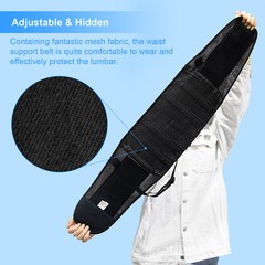 Heavy Duty Weight Lift Lumbar Lower Back Waist Support Belt Brace Suspender Work