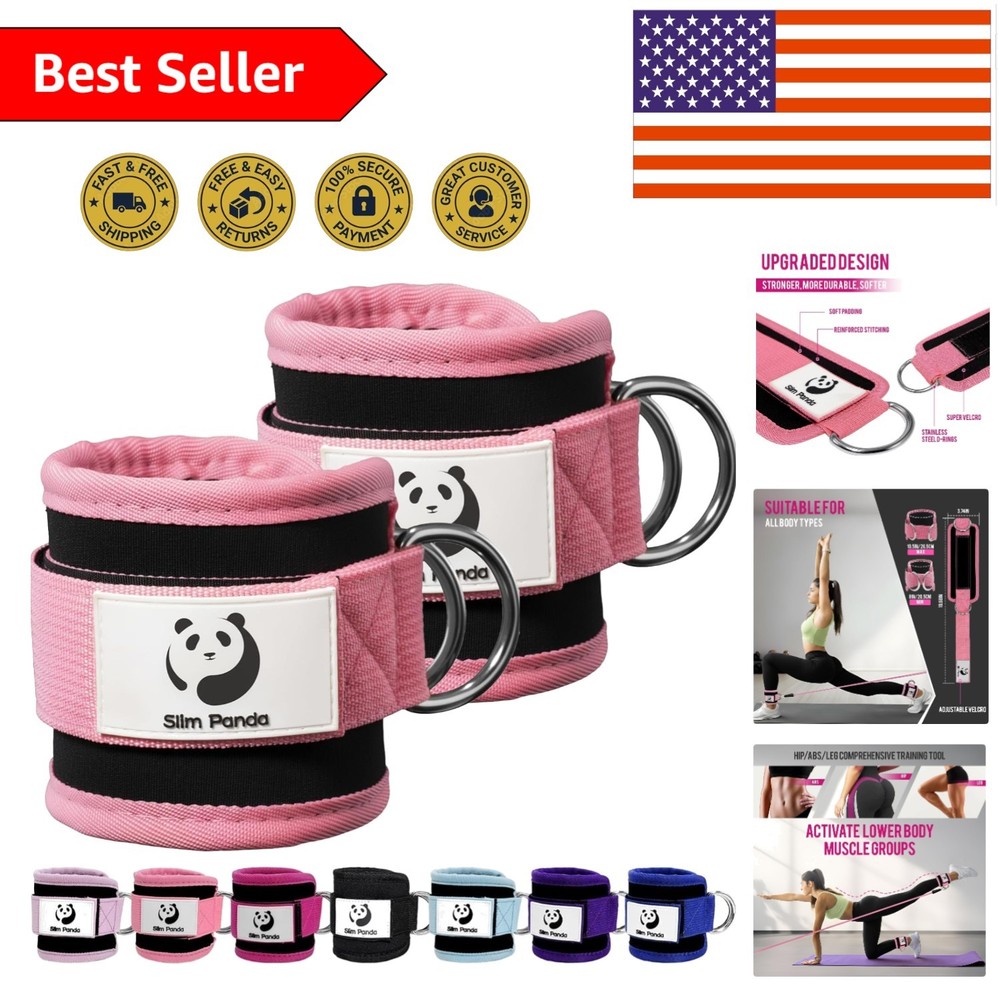 Adjustable Ankle Straps for Cable Machines – Ultimate Workout Comfort