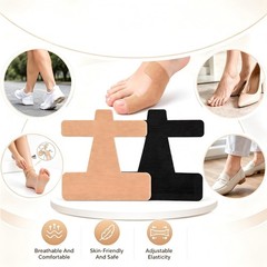 50 PCS Bunion Corrector Kinesiology Tape – Breathable, Latex-Free Toe Support St