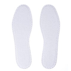Terry cotton cloth insoles,2 Pairs/package,Best Barefoot Insoles (US size 5-13)